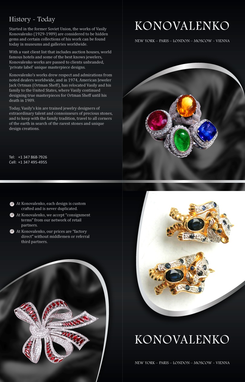 Brochure: Konovalenko Jewelry